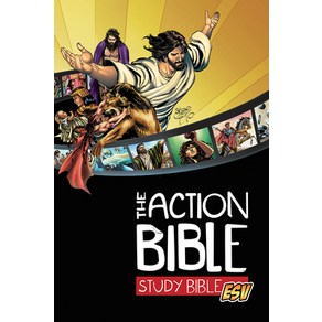 (영문도서) Action Bible Study Bible-ESV Hadcove, David C Cook, English, 9781434708717