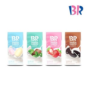[배스킨라빈스] 멸균우유 190ml 4종 2박스 골라담기, 04_스트로베리24개+이상한나라의솜사탕24개