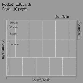 포카바인 대용량 포토카드 바인더 거치대 아이돌 앨범 용 책 수집 13 포켓 포토 카드, [04] 13gids 10pcs