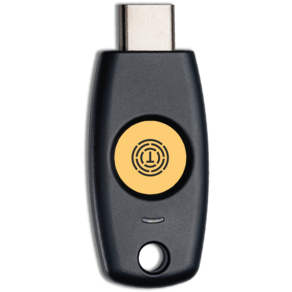 T120 - FIDO2 KEY U2F PIN 터치 보안 키 USB-C ( Made in Koea ), Black