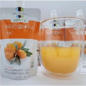 영월이룸농장 비타민나무열매 착즙 주스 어린이 아침 과일 음료 100ml x 30포, 30개