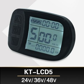 셀프수리 Ebike 지능형 KT LCD Ktlcd5 컨트롤패널 디스플레이 전기 자전거 부품 컨트롤러 24V 36V 48V, 1개