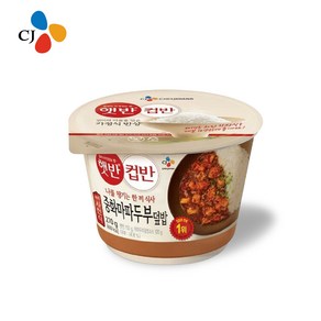 햇반 컵반 중화 마파두부 덮밥, 270g, 2개