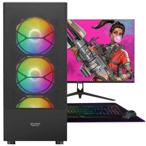 게이밍컴퓨터 사무용 게임용 초고속 ssd장착 i7 6700 RTX2060 발로란트 배그 오버워치 24인치 27인치 모니터 풀세트, 삼성LG24인치(중고)