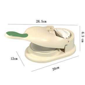 만두틀 만두 제조기 2 in 1 만두 모델링 장치 제조 라비올리 반죽 스킨 몰더 압착기 노동 절약형 엠빠나다 요리 작은 흰색 1개, 8.white-M * 1개