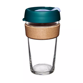 호주 킵컵 천연 코르크 홀더 텀블러 강화유리 16oz 454ml KeepCup, Eventide, 1개