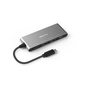 넥스트 USB-C 3.2 GEN2 10G 4포트 무전원허브 NEXT-4522U3-10G, 1개