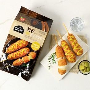 동원 퀴진 치즈 크리스피핫도그 400g x 2봉 (10개입), 20개
