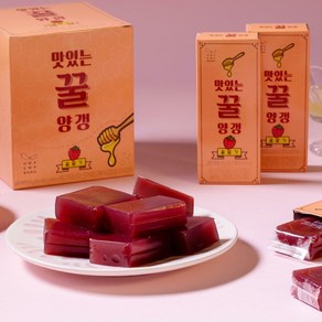 [화과방] 맛있는 꿀양갱 꿀딸기 (40g x 2입) x 10곽, 1개, 40g