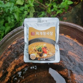 지리산알천 찌개청국장(100g ) 국산콩으로 만든 냄새 적게나는 청국장, 100g, 10개