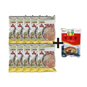 잇츠딜리셔스 (준훈 본갈비 1봉증정) 준훈 육개장 (600g X 10봉) 육계장, 10개, 600g