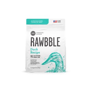 RAWBBLE_러블 빅스비 동결건조사료 오리 128g, 1개