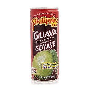 Philippine Band Guava Juice Necta 필리핀 브랜드 구아바 주스 넥타, 1개, 250ml