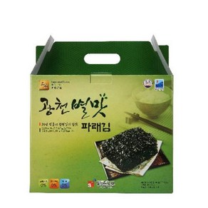 별식품 광천별맛김 파래식탁김 12봉, 12개