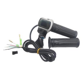 LED 디스플레이가 있는 전기 자전거 스로틀 핸들 바 스쿠터용 가속기 24V 36V 48V, [02] 36V SM PIN, 1개
