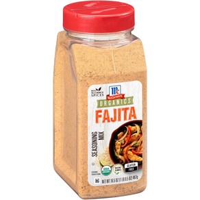 McComick Oganics Fajita Seasoning Mix (Gluten F McComick Oganics 화이타 시즈닝 믹스( 프리 비GMO) 16.5o, 1개