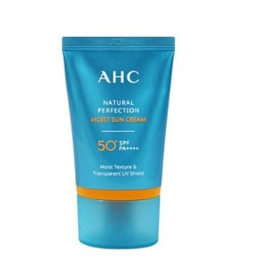 AHC 선크림 내추럴 퍼펙션 모이스트 선크림 (SPF50+), 50ml, 1개