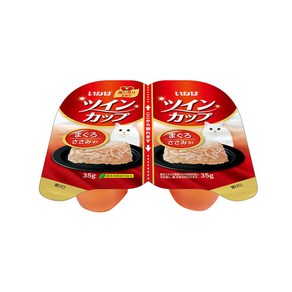 이나바 트윈컵, 혼합맛(참치/닭가슴살), 70g, 24개