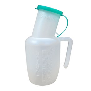 휴대용 환자용 이동식 노인소변통 간이소변기 1000ml, 1개