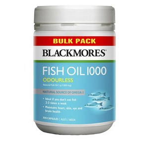 Blackmoes 블랙모어스 피쉬 오일 500정 Odouless Fish Oil 1000mg Bulk Pack 500 Capsules, 1개, 1