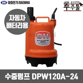 대화기전 DC 자동 수중펌프 DPW120A-24 (DC/24V)