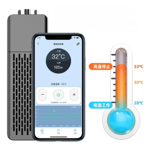 스마트 어항 냉각기 온도조절 항온기 수조 냉각봉 신형 수족관 쿨러 열대어, 스마트 온도조절 100W (업그레이드)