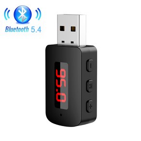 LED 디스플레이가 있는 블루투스 5.4 미니 USB 리시버 핸즈프리 통화 차량 키트 FM 라디오 송신기 자동, 02 M10, 01 CHINA