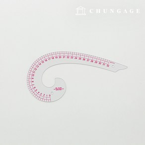 천가게 곡선자 그레이딩 69형 암홀곡자 커브자 32cm, 1개