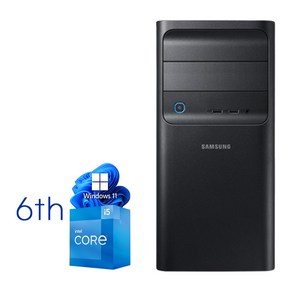 삼성컴퓨터 윈도우11 i5 6세대 미들형 DB400T7 i5-6600 16GB 신품SSD1TB HDD1TB, BK, 1TB, WIN11 Po