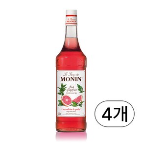 모닌 자몽 시럽 1000ml, 1L, 4개