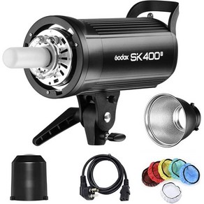 고독스 SK400II Studio Stobe Flash Light 400Ws Monolight 2.4G GN65 5600K 150W 모델링 램프 포함 전문 스튜디오 촬영 인물 사, 1개