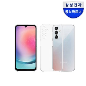 삼성 정품 갤럭시A24 케이스 투명 클리어 커버 EF-QA245