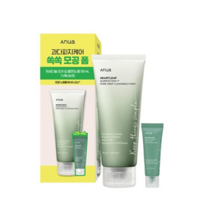 아누아 어성초 피지쏙 모공 폼, 150ml +25ml, 1개