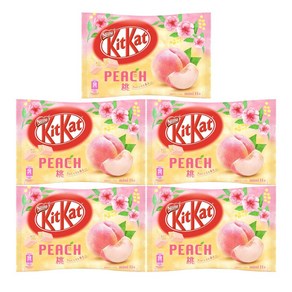 Kit Kat 네슬레 킷캣 미니 초콜릿 11개입 5팩 복숭아, 5개