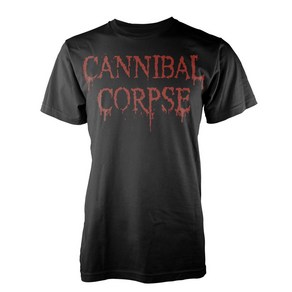 ROCKPANDA Cannibal Corpse Dripping Logo 반팔티