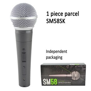 asmr마이크 아이돌 방송용 마이크 오리지널 SHURE SM58 마이크 전문 유선 다이나믹 카디오이드 게임 유튜브