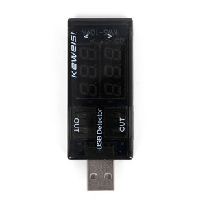 USB 전류 전압 테스터 USB 전압계 전류계 검출기 더블 행 쇼 새로운