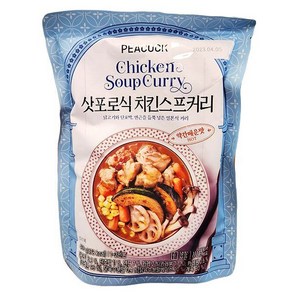 피코크 피코크 삿포로식 치킨스프커리, 400g, 1개