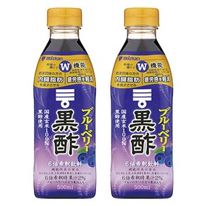 미쯔칸 블루베리 일본 흑초 500ml x 2개, 500밀리리터 (x2)