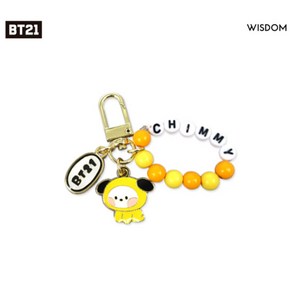 BT21 미니니 이니셜 피규어 스트랩 키링 키홀더, 치미(CHIMMY), 1개