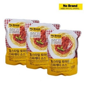 노브랜드 (노브랜드) 홈스타일 토마토 스파게티 소스 400g, 3개