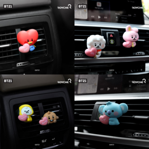 BT21 리틀버디 캐릭터 차량용 방향제 새차선물, BT21 리틀버디 캐릭터 차량용 방향제 코야, 1개