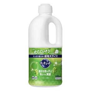 큐큣토 주방세제 거품이 팍 오렌지향 리필용 1250ml