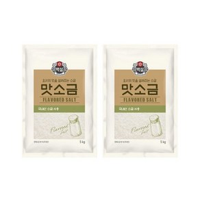 백설 맛소금 5kg x2개, 2개