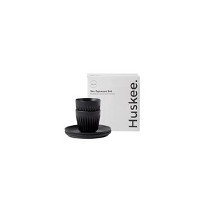 [Huskee] 허스키컵 3온스 (90ml) 에스프레소 2P 세트, 차콜, one, 2개