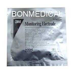 쓰리엠 EKG 일렉트로드 2225H 소아 3.2cm 폼 ELECTRODE 50개 1팩, 1개