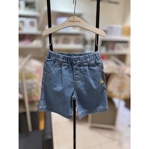 [압소바][해피랜드] 봄 40% /봄 여름 입기 좋은 와이드 반바지 /많이 짧지 않아 안정감 있게 입기 좋은 제품 /허리밴드 말림 방지처리*플레이와이드데님팬츠*