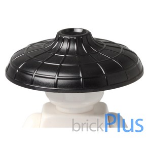 레고 부품 헤드기어 닌자고 가마돈 모자 - 블랙 Black Minifig Headgea Hat Conical Asian with Raised Cente 26007, 1개