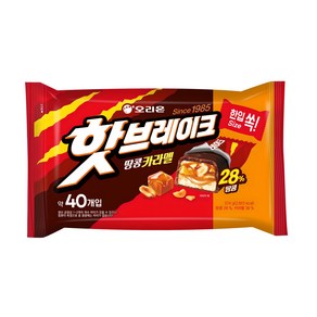 오리온 핫브레이크 땅콩카라멜, 1개, 1회분, 574g