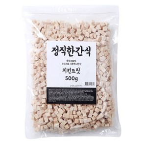 원물 100% 치킨트릿 500g 동결건조 정직한 강아지 고양이간식, 1개